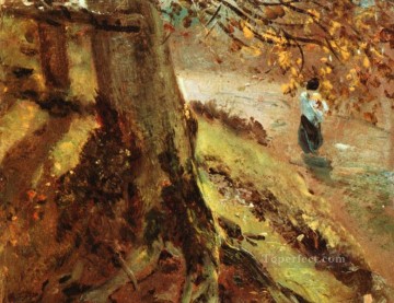 Troncos de árboles Romántico John Constable Pinturas al óleo